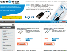 Tablet Screenshot of conetica.es